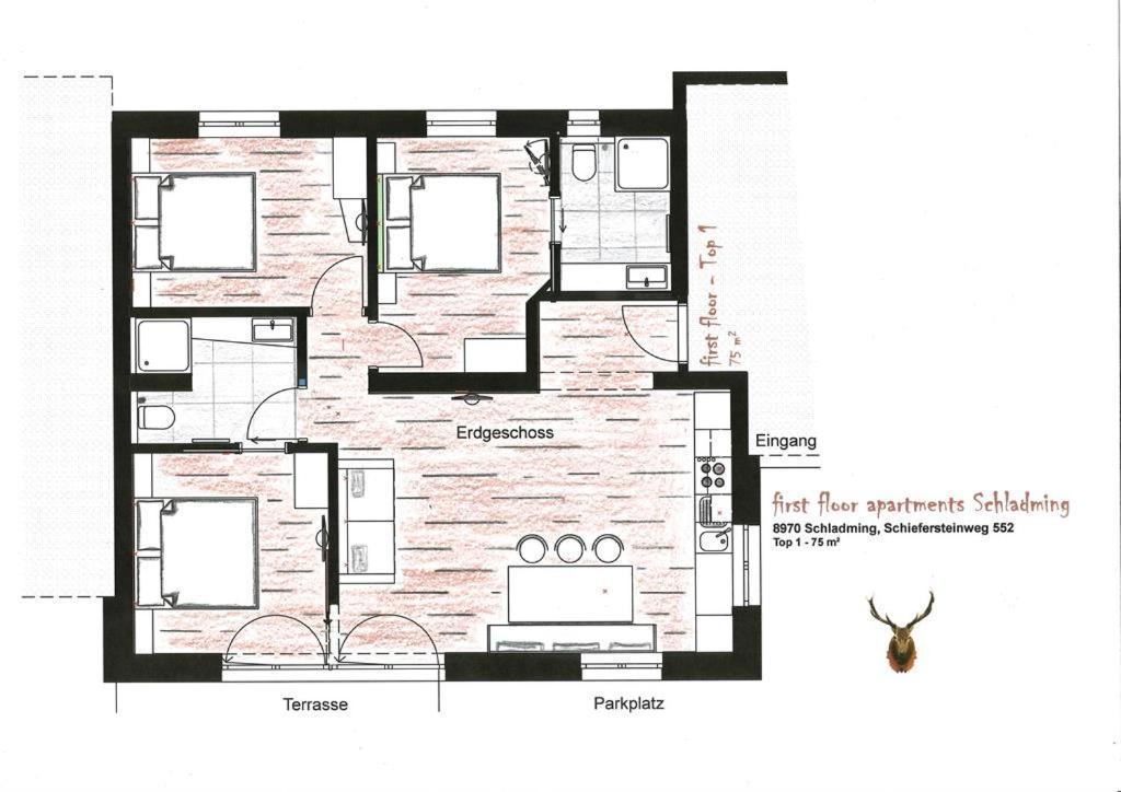 Free Feel Appartements By Schladming-Appartements Oda fotoğraf